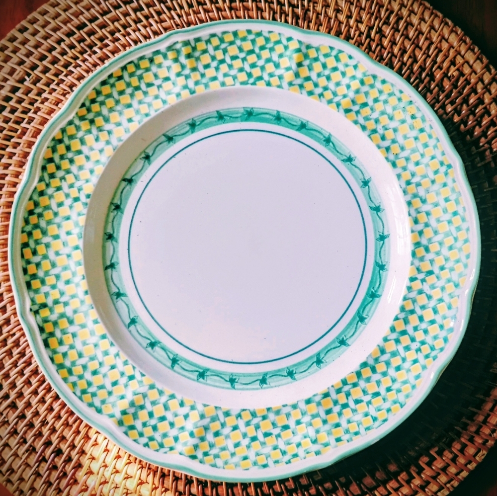 Richard Ginori 1735 Boboli Gardens 10.5" Ironstone Dinner Plate Italy